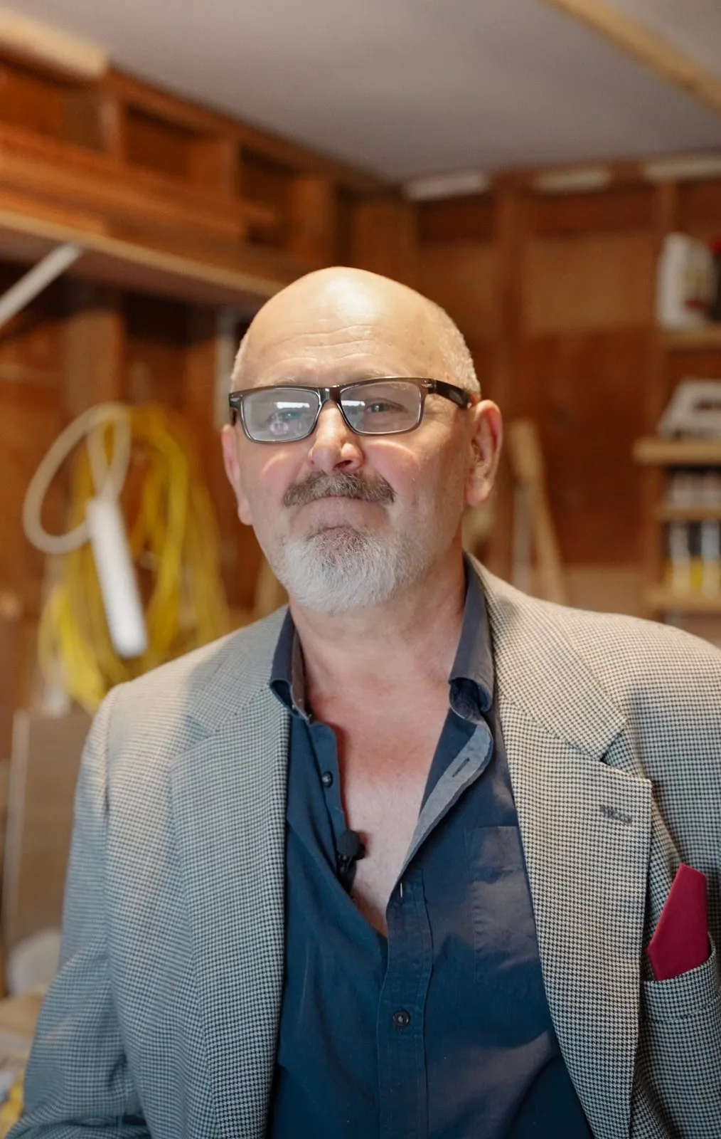 Franz Krutsky in his West Sechelt workshop